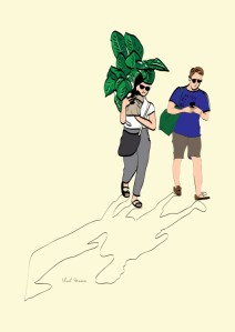 He, She, It. Hanging out in Tel Aviv, Ben-Zion BLVD