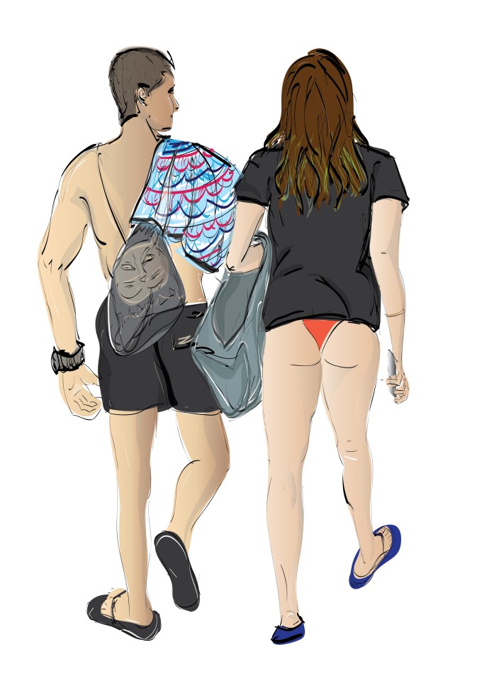 Back from the beach - special project