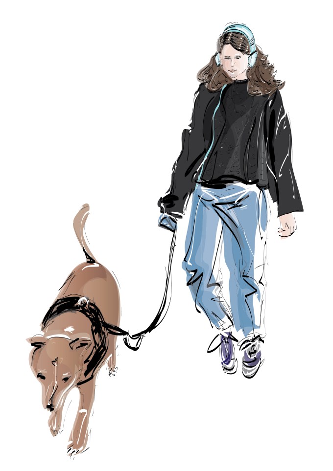 Together, But Separate - Wearing Headphones in The City