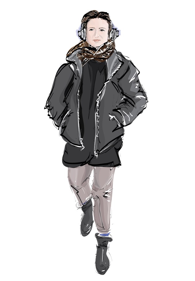 Together, But Separate - Wearing Headphones in The City