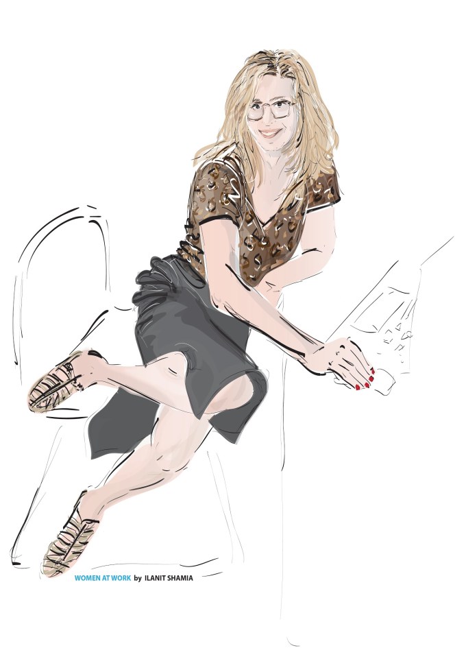 עינת פישביין - נשים בעבודה מספר 4